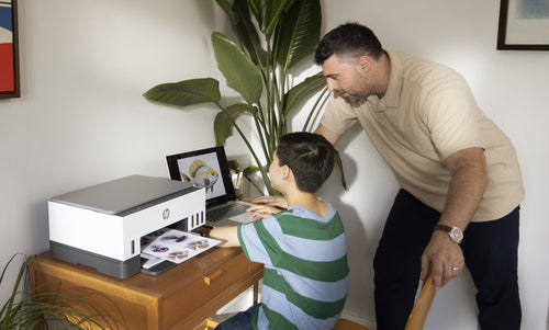 HP Smart Tank 6003 Wireless All-in-One Color Printer, Up to 2 Years of ink included; Two-sided printing; Copier, Scanner