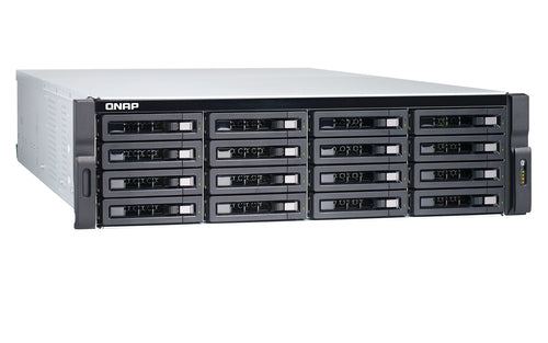 QNAP TDS-16489U R2 NAS Rack (3U) Intel® Xeon® E5 v4 E5-2620V4 128 GB DDR4 0 TB Aluminium, Black