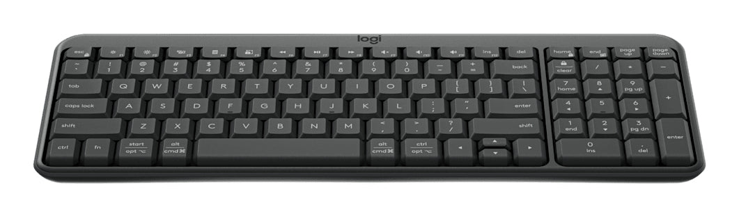 Logitech K250 Compact Bluetooth keyboard Universal RF Wireless + Bluetooth QWERTY US English Graphite