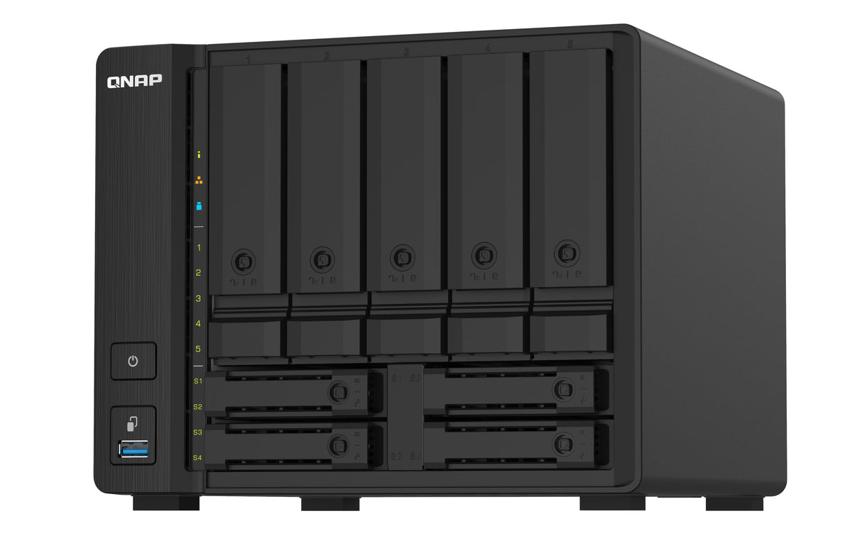 QNAP TS-932PX NAS Tower Annapurna Labs Alpine AL-324 4 GB DDR4 0 TB QNAP Turbo System Black