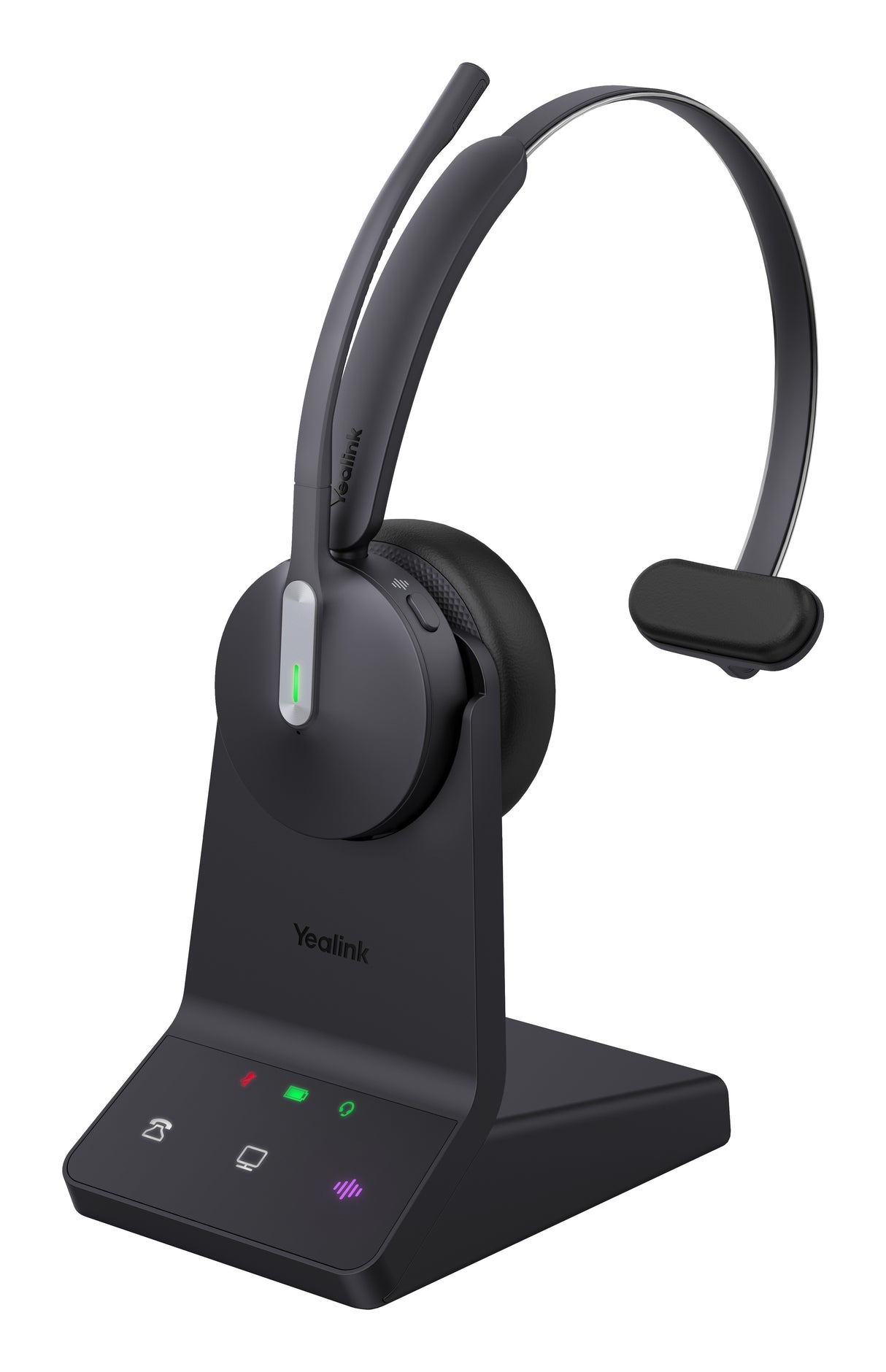Yealink WH64 Mono UC Headset Wireless Head-band Office/Call center USB Type-C Bluetooth Black