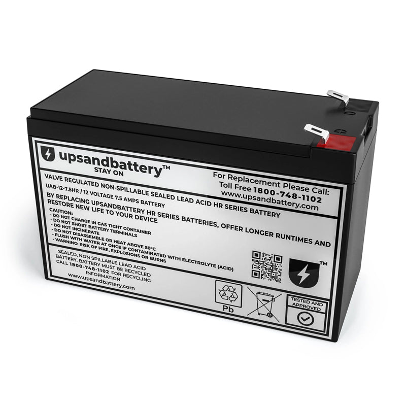 Battery (UPS Rated) - Sealed Lead Acid 12V 7.5AH