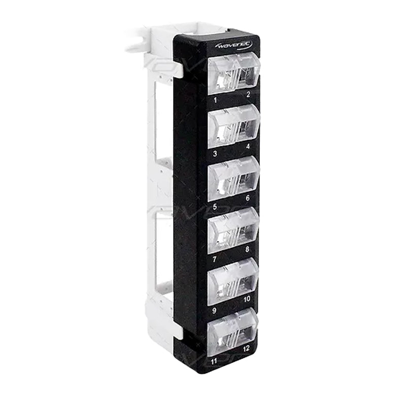Wavenet Patch Panel Unloaded Wall Mount 12-Port