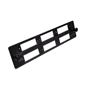 Primewired Fiber Adapter plate LGX with 6 Empty Quad Sots