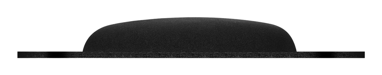 Manhattan Wrist Gel Support Pad and Mouse Mat, Black, 241 × 203 × 40 mm, non slip base, Lifetime Warranty, Card Retail Packaging