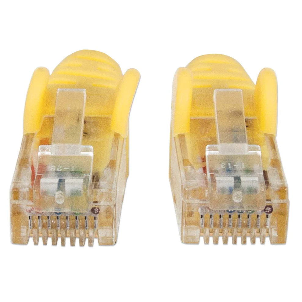 Intellinet IEC-C6-YLW-2 networking cable Yellow 0.6 m Cat5e U/UTP (UTP)