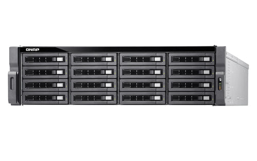 QNAP TDS-16489U R2 NAS Rack (3U) Intel® Xeon® E5 v4 E5-2620V4 64 GB DDR4 0 TB Aluminium, Black