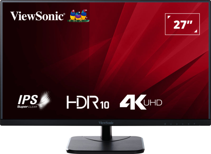 Viewsonic VA2756-4K-MHD computer monitor 68.6 cm (27") 3840 x 2160 pixels 4K Ultra HD LED Black