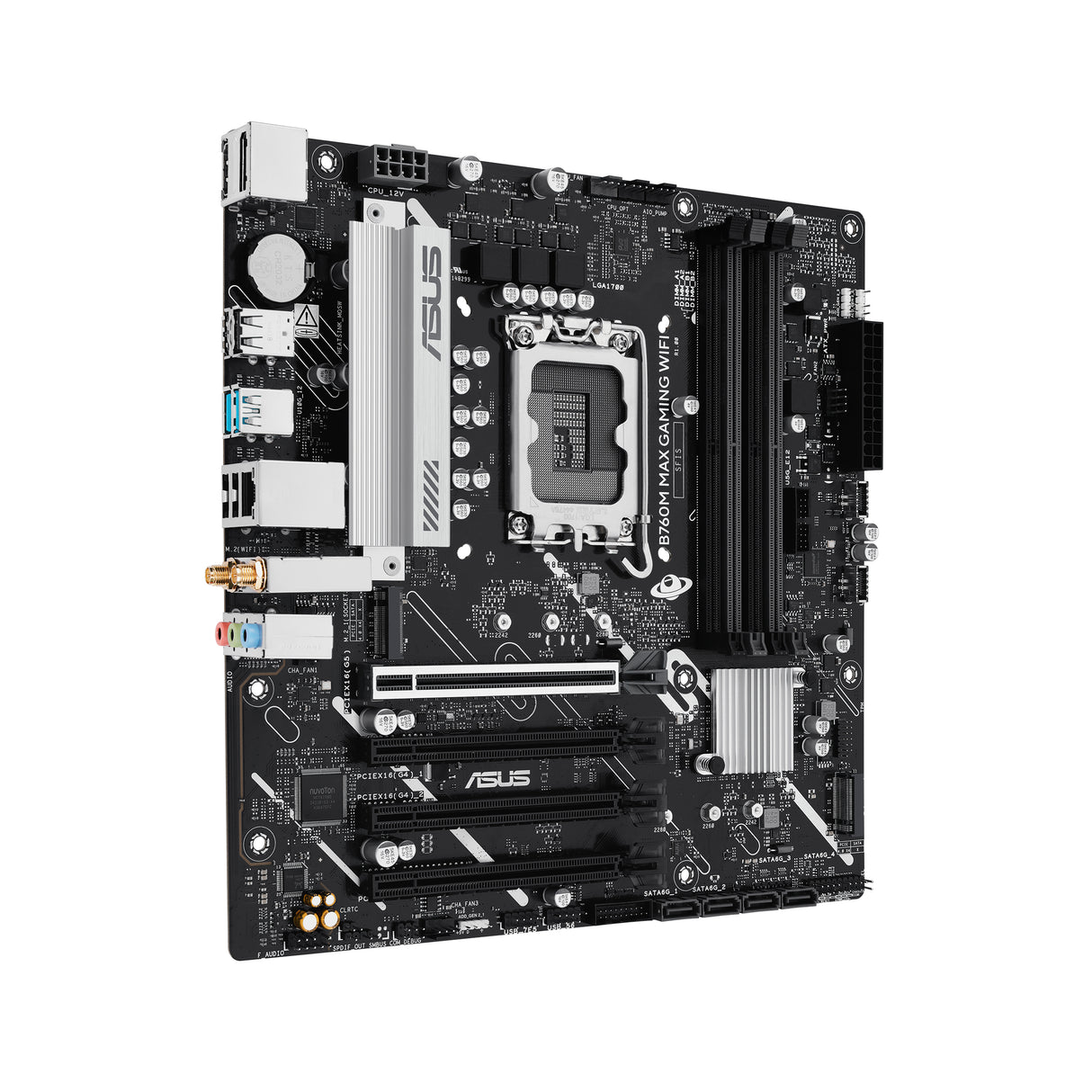 ASUS B760M MAX GAMING WIFI Intel B760 LGA 1700 micro ATX