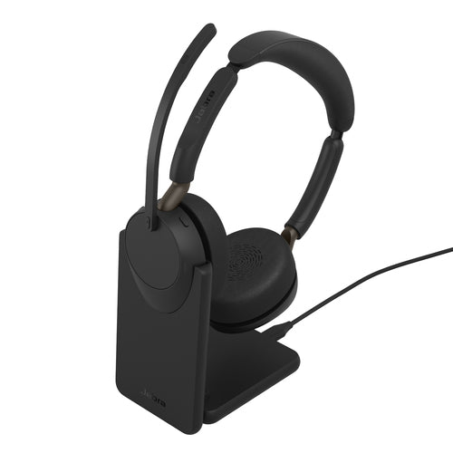 Jabra Evolve3 65 UC - USB-C with Dongle - Stereo (Charging Stand)