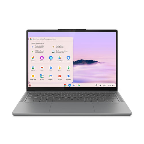 Lenovo Chrome 14M9610 910 Laptop 35.6 cm (14") Touchscreen WUXGA 16 GB 256 GB UFS Wi-Fi 7 (802.11be) ChromeOS Grey