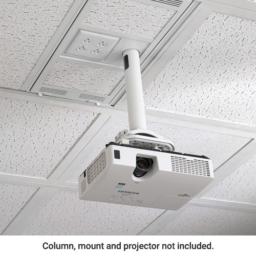 Chief 1' x 2' Above Suspended Ceiling Storage Box with Column Drop