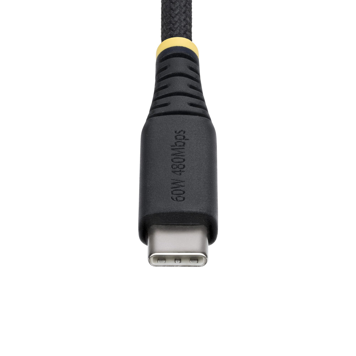 StarTech.com 6ft (1.8m) USB-C Charging Cable, 60W (3A) PD, Dual-Layer Braided Nylon/TPE Jacket, Rugged USB C Charging Cord, USB 2.0 Laptop Charger Cable