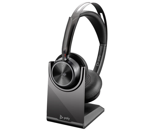 HP Poly Voyager Focus 2 Microsoft Teams Certified with charge stand Headset