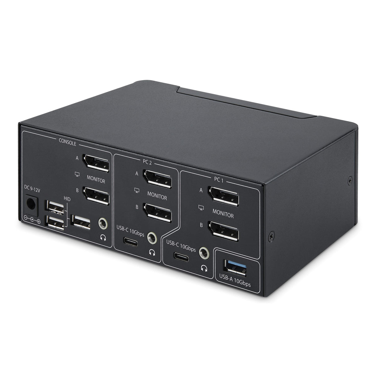 StarTech.com 2-Port Dual-Monitor DisplayPort KVM Switch, 8K 60Hz / 4K 144Hz, DP 1.4, 2x USB 10Gbps Ports, 4x USB HID Ports, Hotkey Switching, TAA Compliant