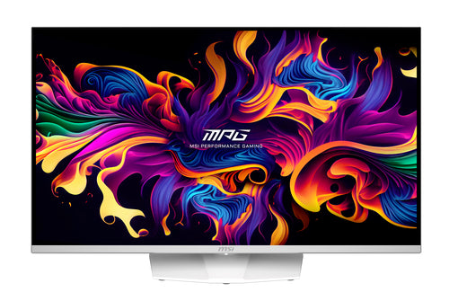 MSI MPG 321URXW QD-OLED computer monitor 80 cm (31.5") 3840 x 2160 pixels 4K Ultra HD White