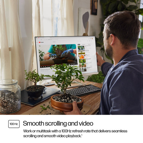 HP Series 5 23.8 inch FHD Monitor with Speakers - 524sa