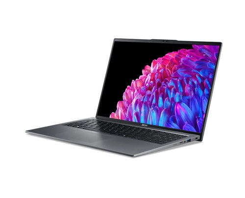 Acer Swift SFG16-72T-57PH Intel Core Ultra 5 125H Laptop 39.6 cm (15.6") Touchscreen WUXGA 16 GB LPDDR5x-SDRAM 512 GB SSD Wi-Fi 6E (802.11ax) Windows 11 Home Grey