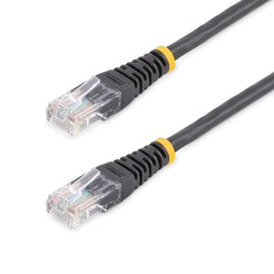 StarTech.com Cat5e Patch Cable with Molded RJ45 Connectors - 2 ft. - Black