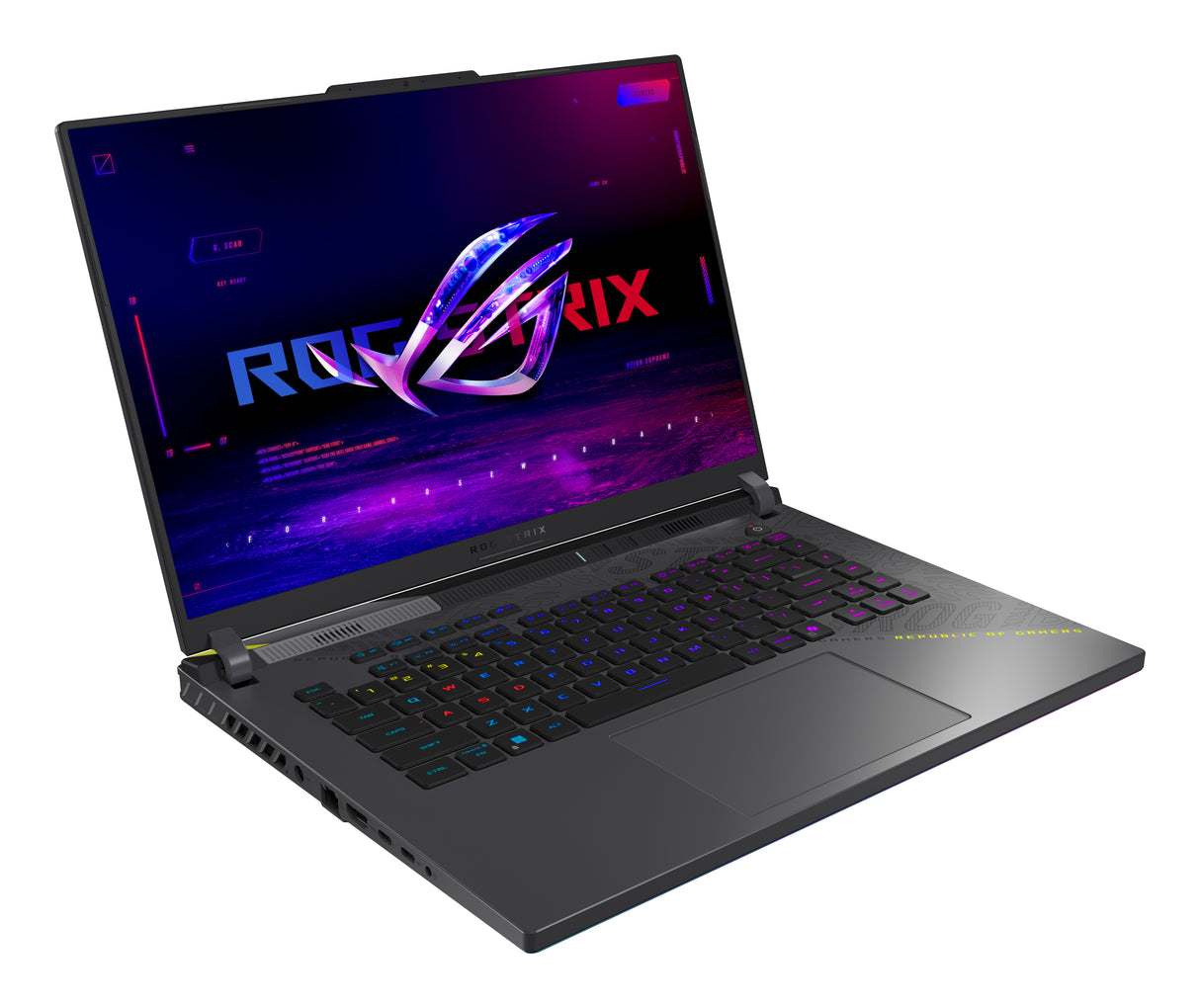 ASUS ROG Strix G16 G614PP-DB96-CA AMD Ryzen™ 9 8940HX Laptop 40.6 cm (16") WUXGA 32 GB DDR5-SDRAM 1 TB SSD NVIDIA GeForce RTX 5070 Wi-Fi 6E (802.11ax) Windows 11 Home Black, Green, Grey