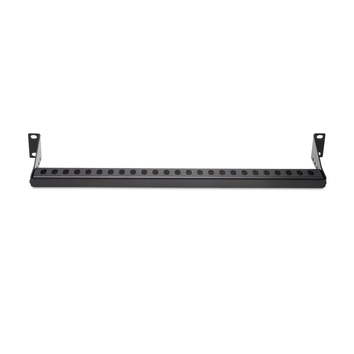 StarTech.com 1U Rack Mountable Cable Lacing Bar w/Adjustable Depth, Cable Support Guide For Organized 19" Racks/Cabinets, Horizontal Cable Guide For Patch Panels/Switches/PDUs