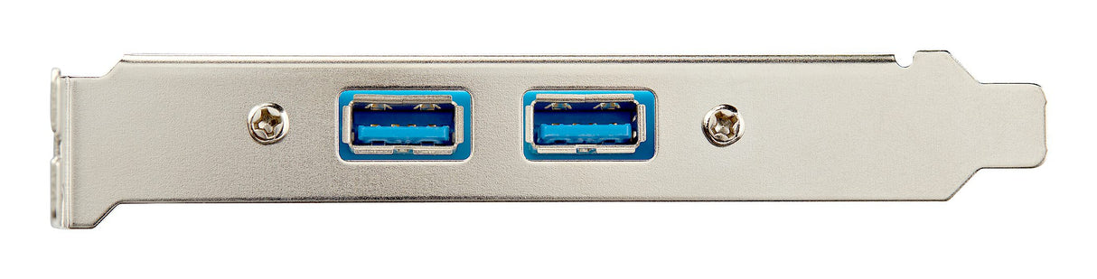 StarTech.com 2 Port USB 3.0 (5Gbps) A Female Slot Plate Adapter