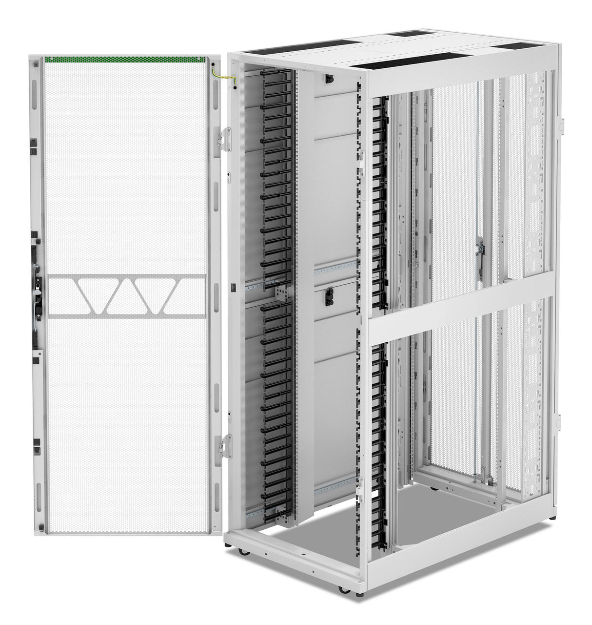 APC NetShelter SX, Networking Rack Enclosure, 42U, 1991H x 750W x 1200D mm, with Sides, White