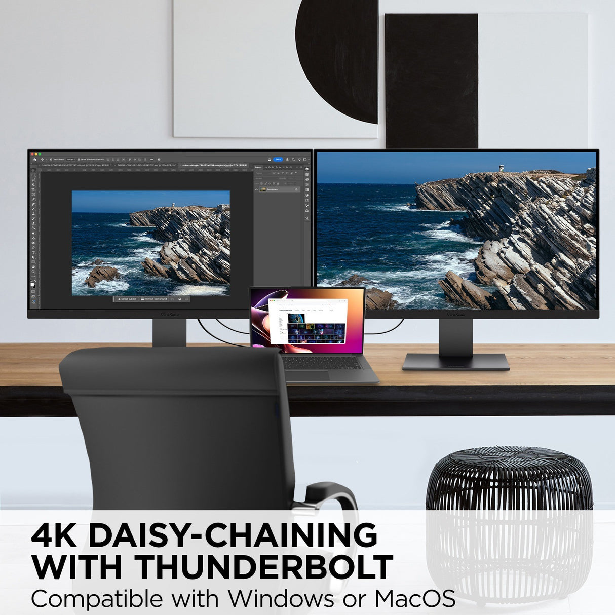 Viewsonic VP Series VP3276T-4K computer monitor 81.3 cm (32") 3840 x 2160 pixels 4K Ultra HD LED Black
