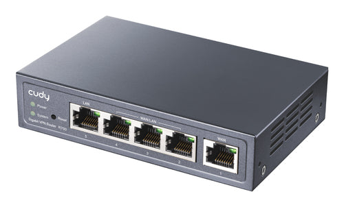 Cudy Gigabit Multi-WAN VPN Router wired router Fast Ethernet, Gigabit Ethernet Grey