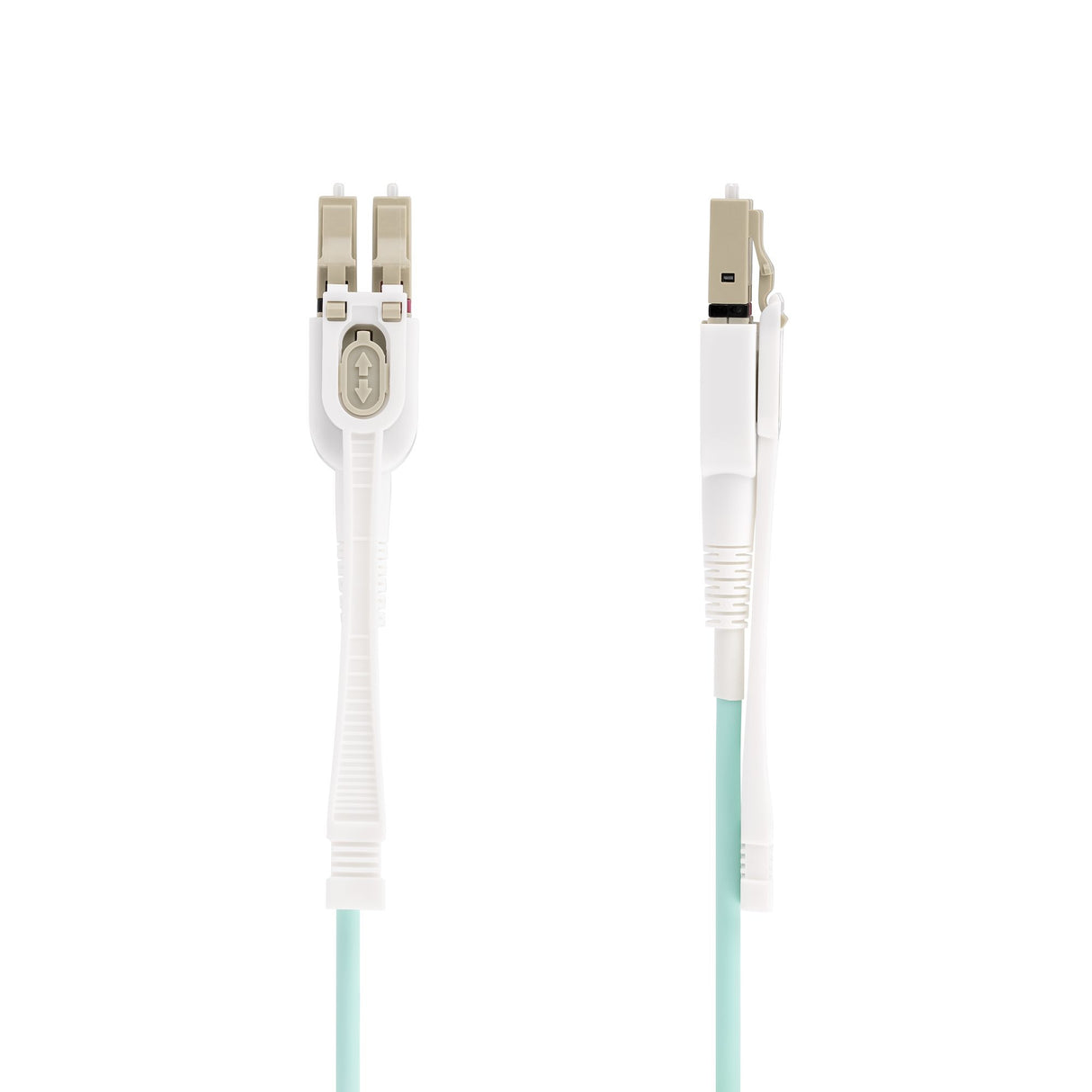 StarTech.com 8m (26.2ft) LC to LC (UPC) OM4 Multimode Fiber Optic Cable w/Push Pull Tabs, 50/125µm, 100G, Bend Insensitive, Low Insertion Loss - LSZH Fiber Jumper Cord