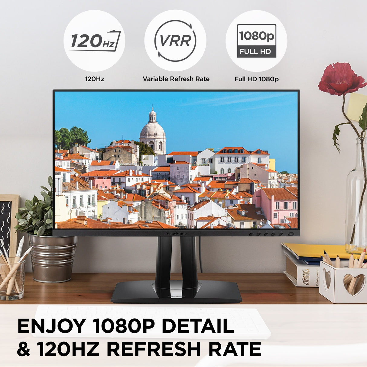 Viewsonic VP Series VP2456A computer monitor 61 cm (24") 1920 x 1080 pixels Full HD LED Black, Grey