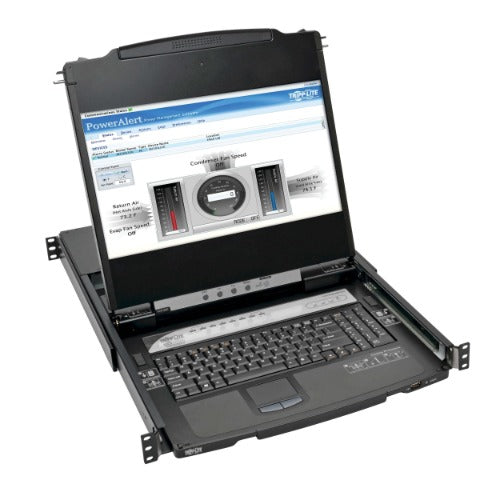Tripp Lite KVM Switch RackMount Console 8-Port 17 in. LCD HDMI KVM IP