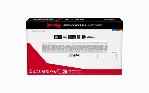 Kingston Technology FURY 48GB 8000MT/s DDR5 CL36 DIMM Renegade RGB Red XMP