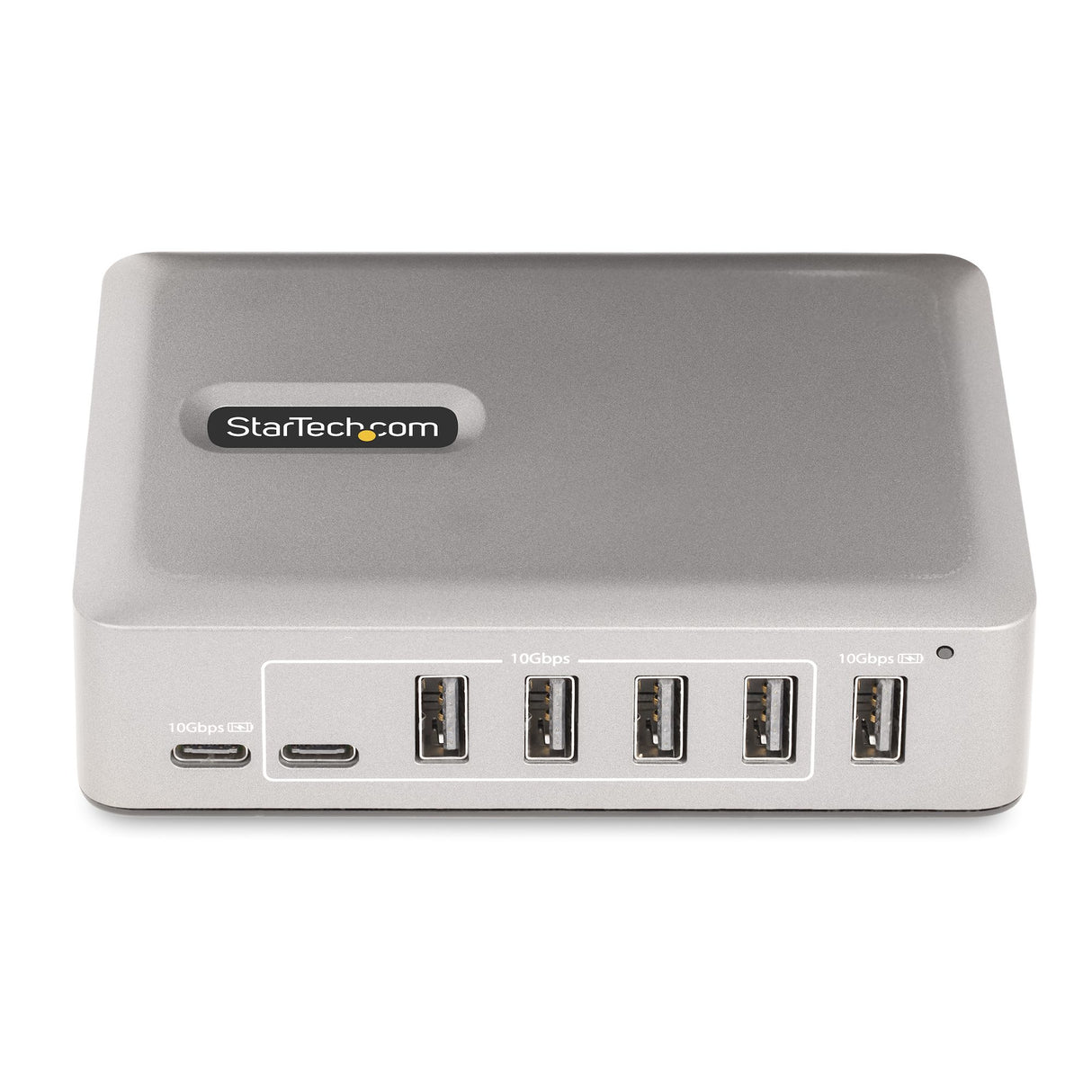 StarTech.com 7-Port USB-C Hub - 5x USB-A + 2x USB-C - Self-Powered w/65W Power Supply - USB 3.1 10Gbps - Desktop/Laptop USB Hub w/3ft USB-IF Certified Locking Cable - USB C Hub - TAA
