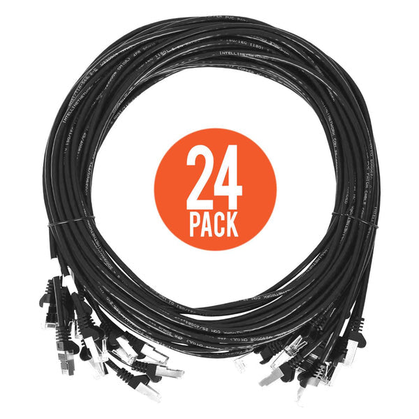 Intellinet 745031 networking cable Black 0.5 m Cat6 U/UTP (UTP)