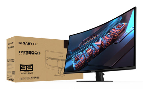 GIGABYTE GS32QCA computer monitor 80 cm (31.5") 2560 x 1440 pixels Quad HD LED Black