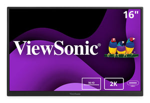 Viewsonic VG Series VG1656-2K computer monitor 40.6 cm (16") 2560 x 1600 pixels WQXGA LED Silver