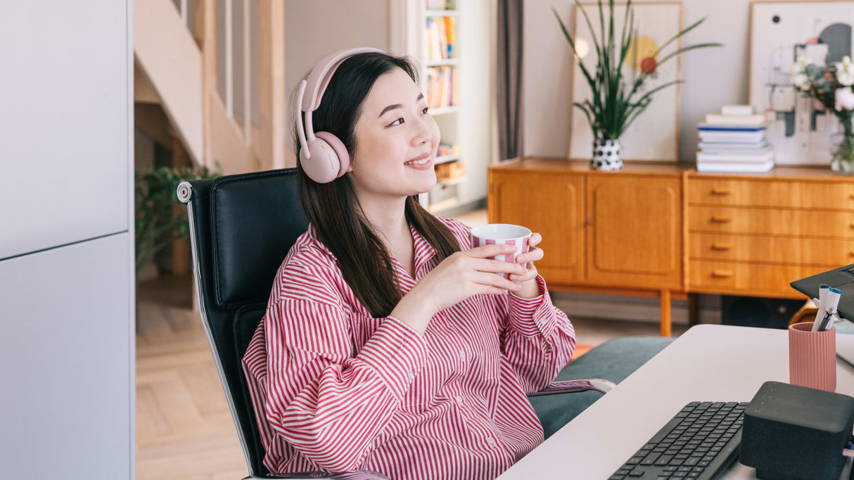 Logitech Zone Wireless 2 ES Headset Head-band Calls/Music Bluetooth Rose
