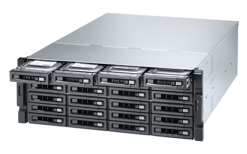 QNAP TS-2483XU-RP NAS Rack (4U) Intel® Xeon® E-2136 16 GB DDR4 0 TB QNAP QTS Black