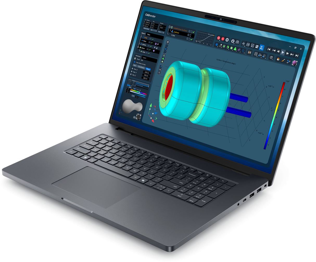 DELL Pro Max 18 Plus MB18250 Intel Core Ultra 9 285HX Mobile workstation 45.7 cm (18") Quad HD+ 64 GB DDR5-SDRAM 1 TB SSD NVIDIA RTX PRO 3000 Blackwell Wi-Fi 7 (802.11be) Windows 11 Pro Black