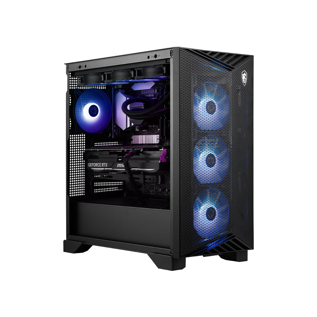 MSI Aegis RS2 AI C2NVP7-1444US Intel Core Ultra 7 265K 32 GB DDR5-SDRAM 2 TB SSD NVIDIA GeForce RTX 5070 Windows 11 Home Desktop PC Black