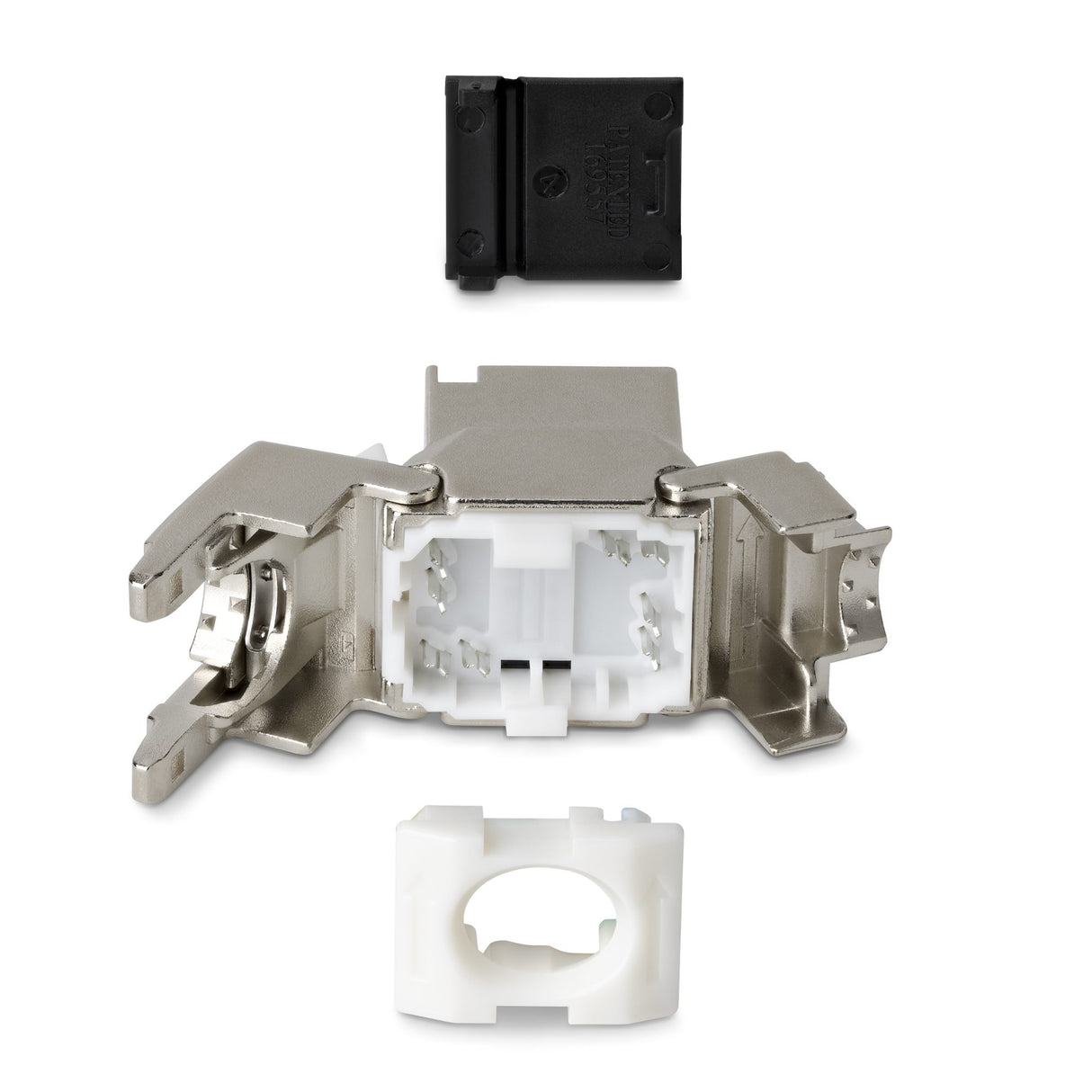 StarTech.com Cat8 Keystone Jack, 6-Pack RJ45 Ethernet Keystone Jacks, STP Cat8 Wall Jack, 180-Degree Toolless