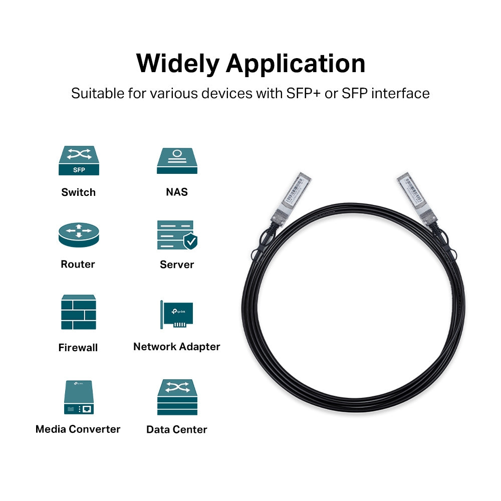 TP-Link 3 Meters 10G SFP+ Direct Attach Cable