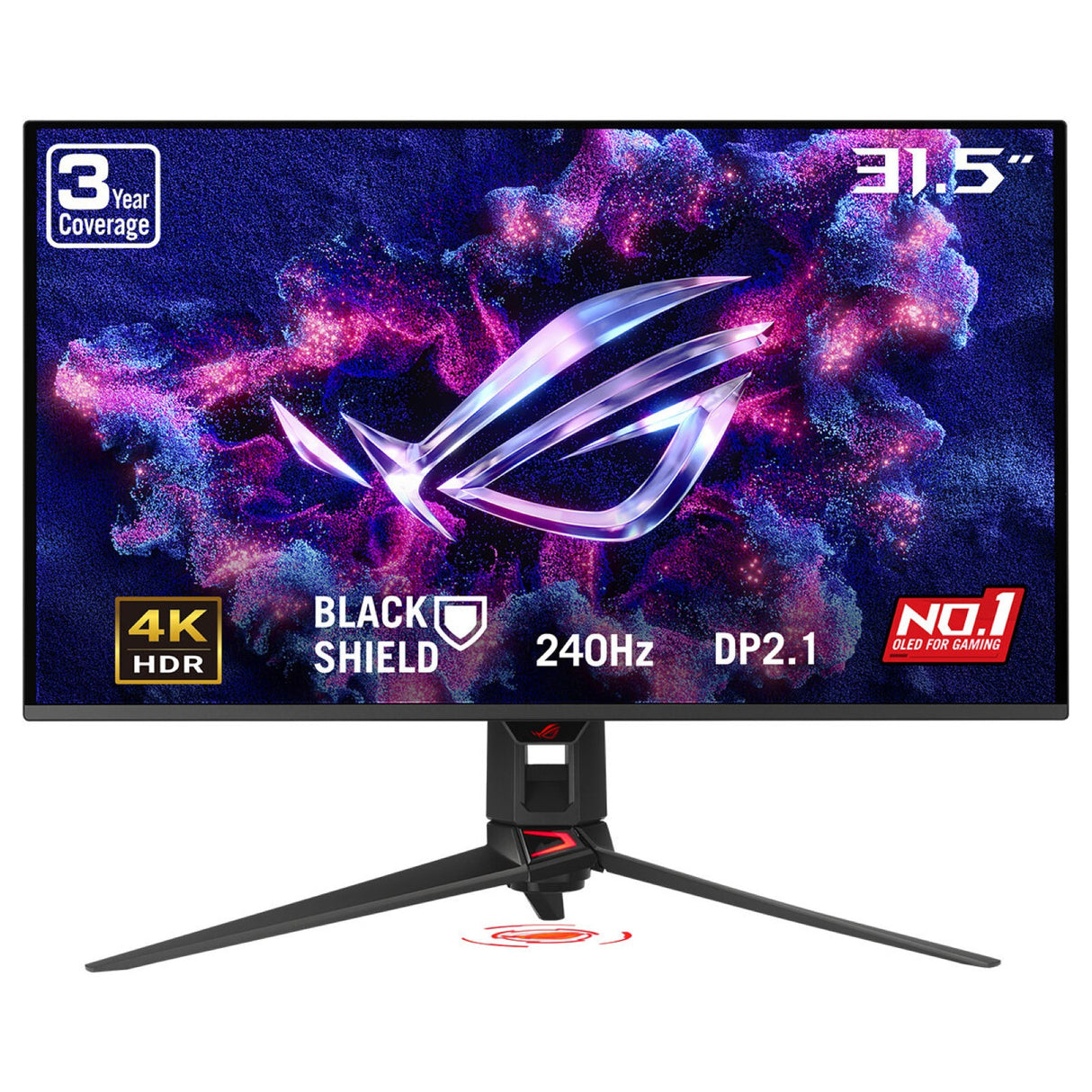 ASUS ROG Swift OLED PG32UCDM3 computer monitor 80 cm (31.5") 3840 x 2160 pixels 4K Ultra HD QD-OLED Black