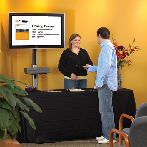Chief Medium Flat Panel Mobile AV Cart - MFCUB - LIMITED AVAILABILITY