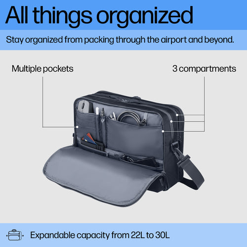 HP Travel Plus 22L 16-inch Laptop Bag