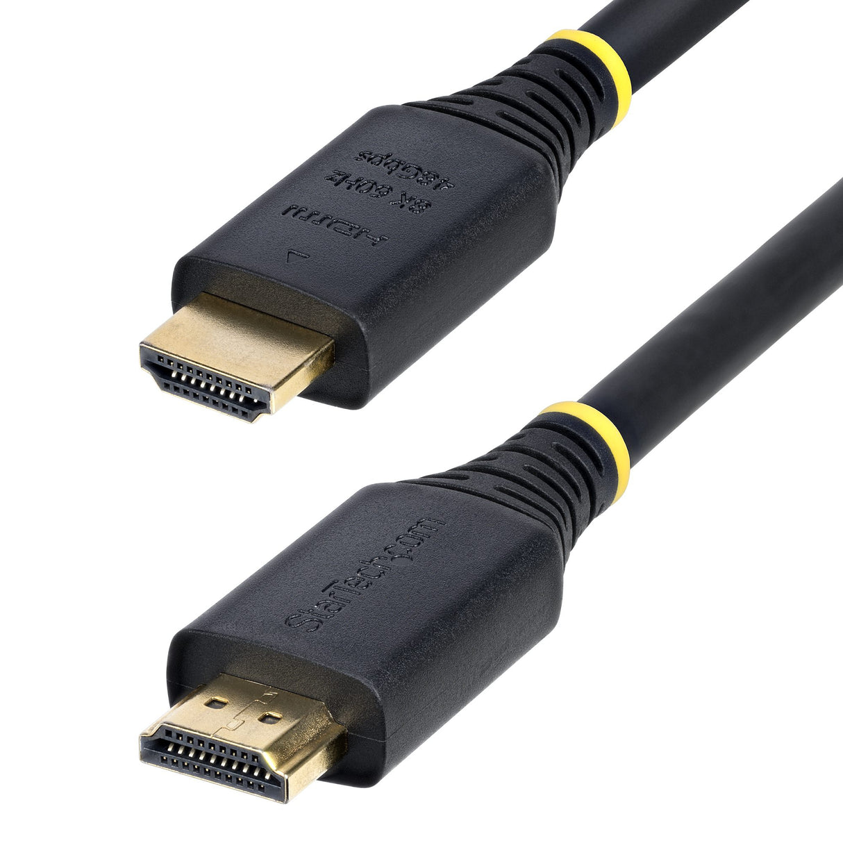 StarTech.com 15ft (4.6m) Certified Ultra High Speed HDMI Cable, 8K 60Hz/4K 120Hz, HDMI 2.1 Cable with HDR10+ / eARC, 48Gbps, 8K HDMI Cord for Monitor/TV/Display, Flexible TPE Jacket