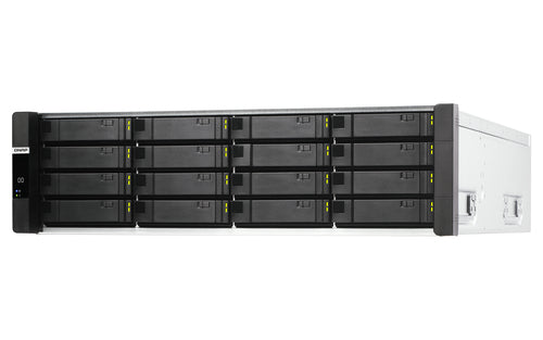 QNAP ES1686dc NAS Rack (3U) Intel® Xeon® D D-2142IT 64 GB DDR4 0 TB QNAP Enterprise System Black
