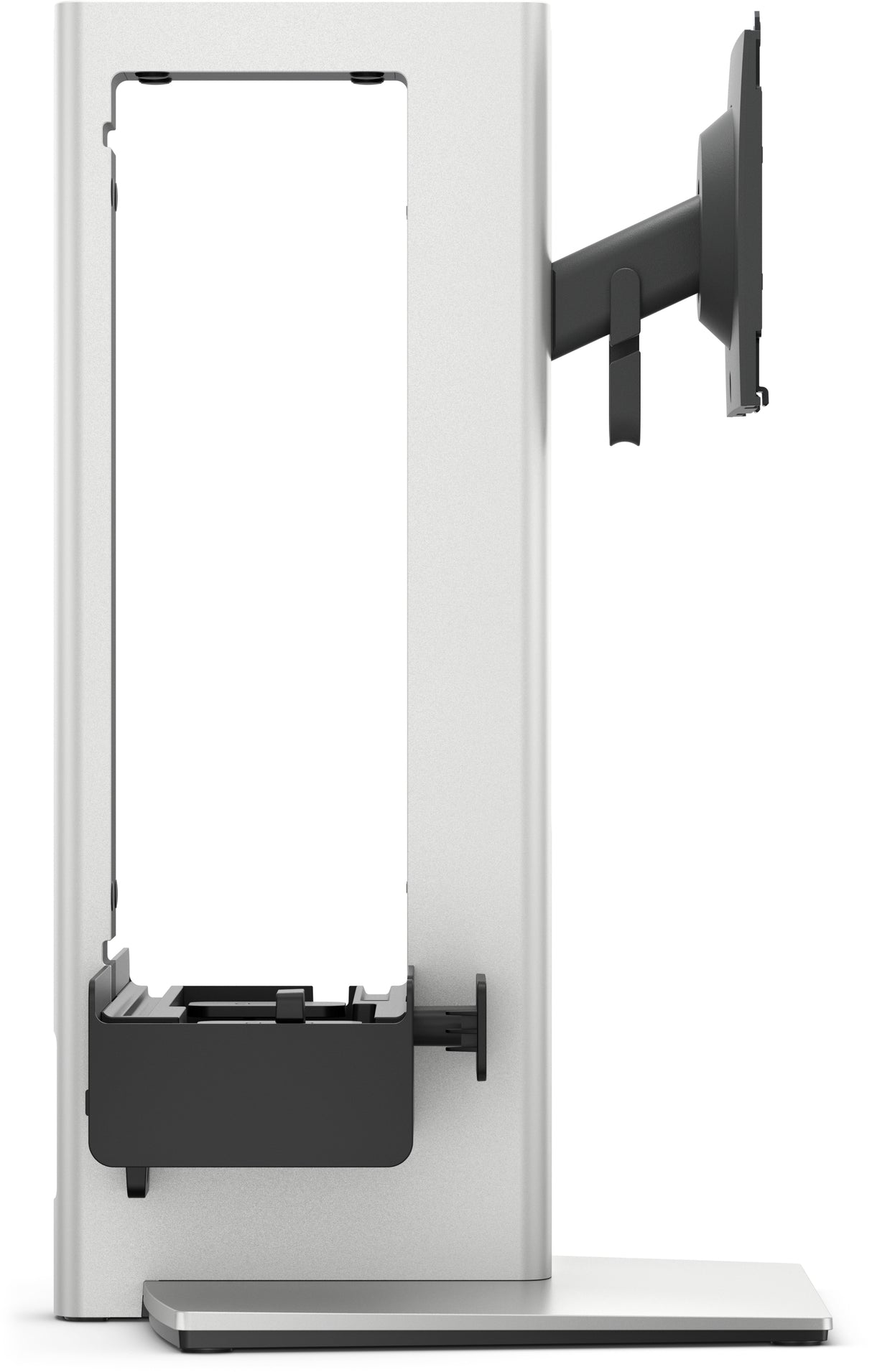 DELL Pro Slim OSS25 68.6 cm (27") Desk Black, Silver