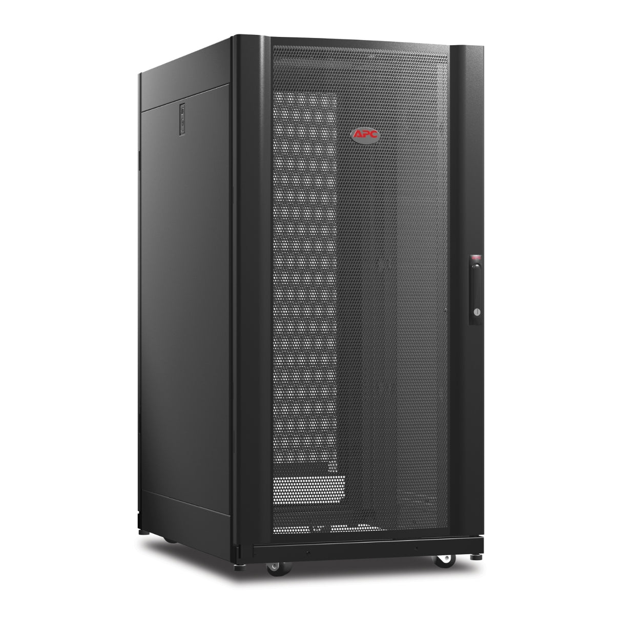 APC NetShelter AV, Server Rack Enclosure, 24U, 10-32 Threaded Rails, Black, 1199H x 600W x 806D mm